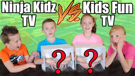 ninja kids tv boys vs girls challenge